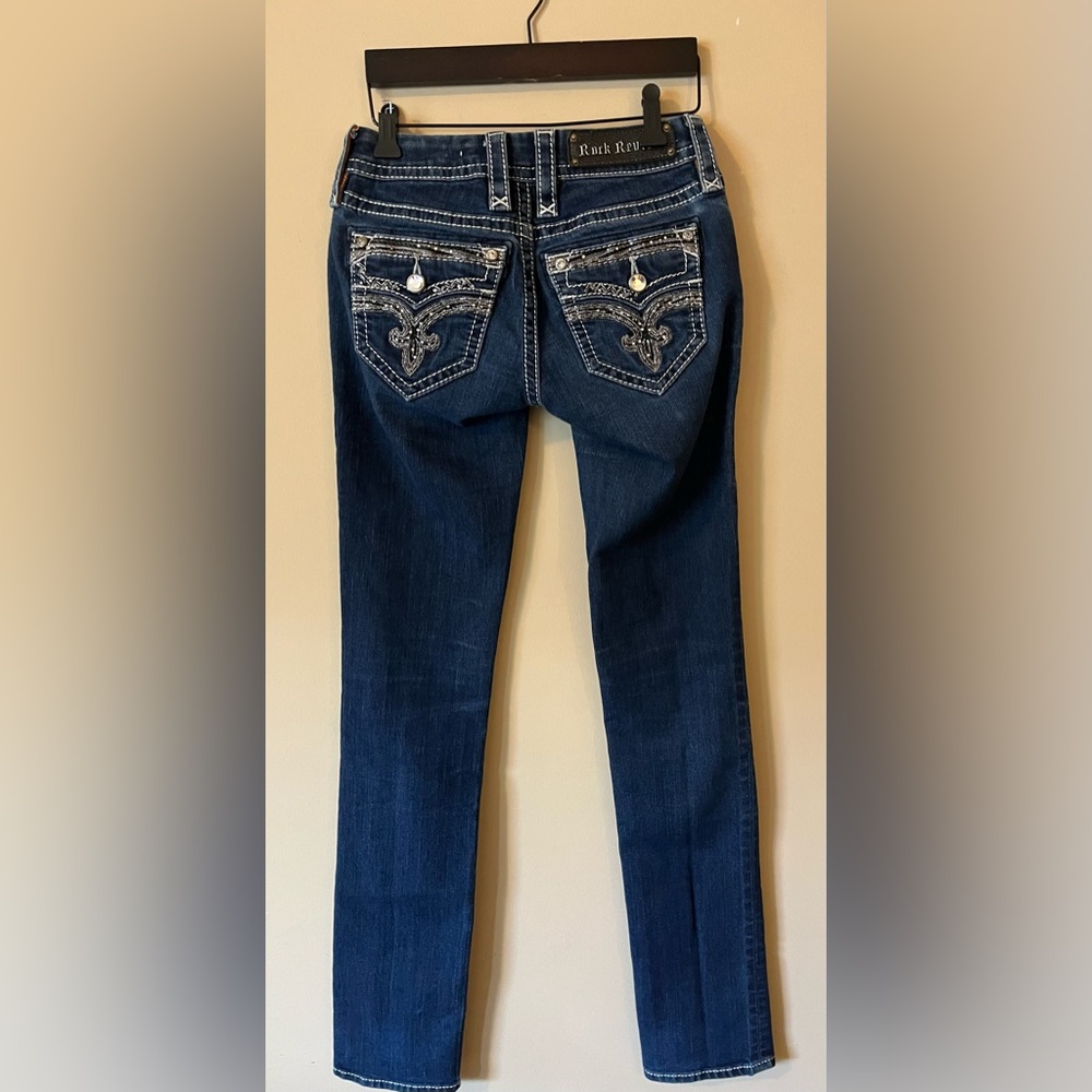 Rock Revival Deeka Straight Stretch
Jean Size 24
